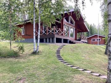 Фото номера Улучшенная вилла с 3 спальнями Виллы LaatuLomat Villas г. Juva 6